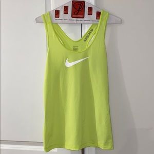 Neon Nike Pro Tank